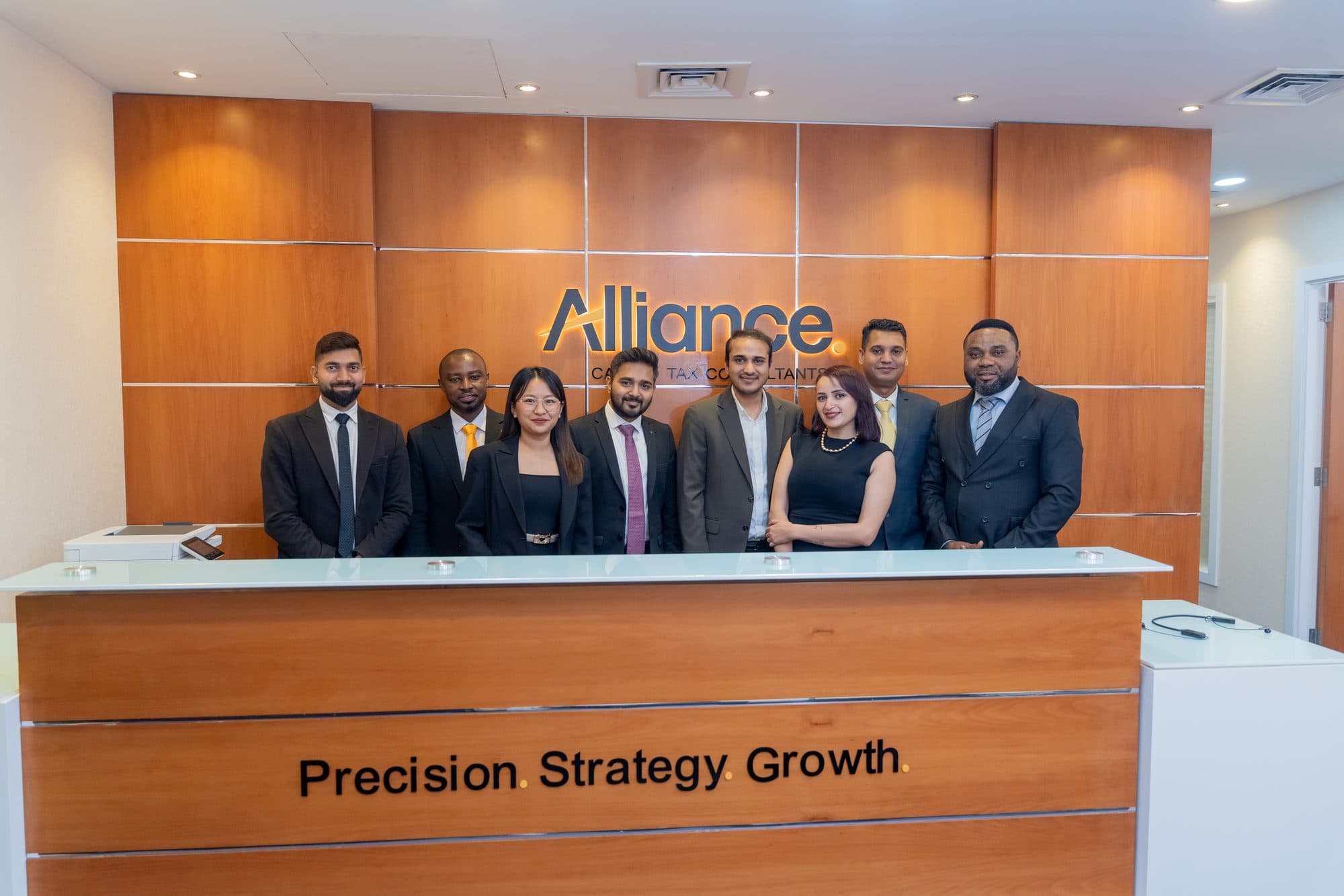 The Alliance CA team at the firm's Deira reception